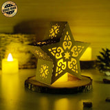 Merry Christmas 5 - 3D Star Lantern File - Cricut File - LightBoxGoodMan - LightboxGoodman