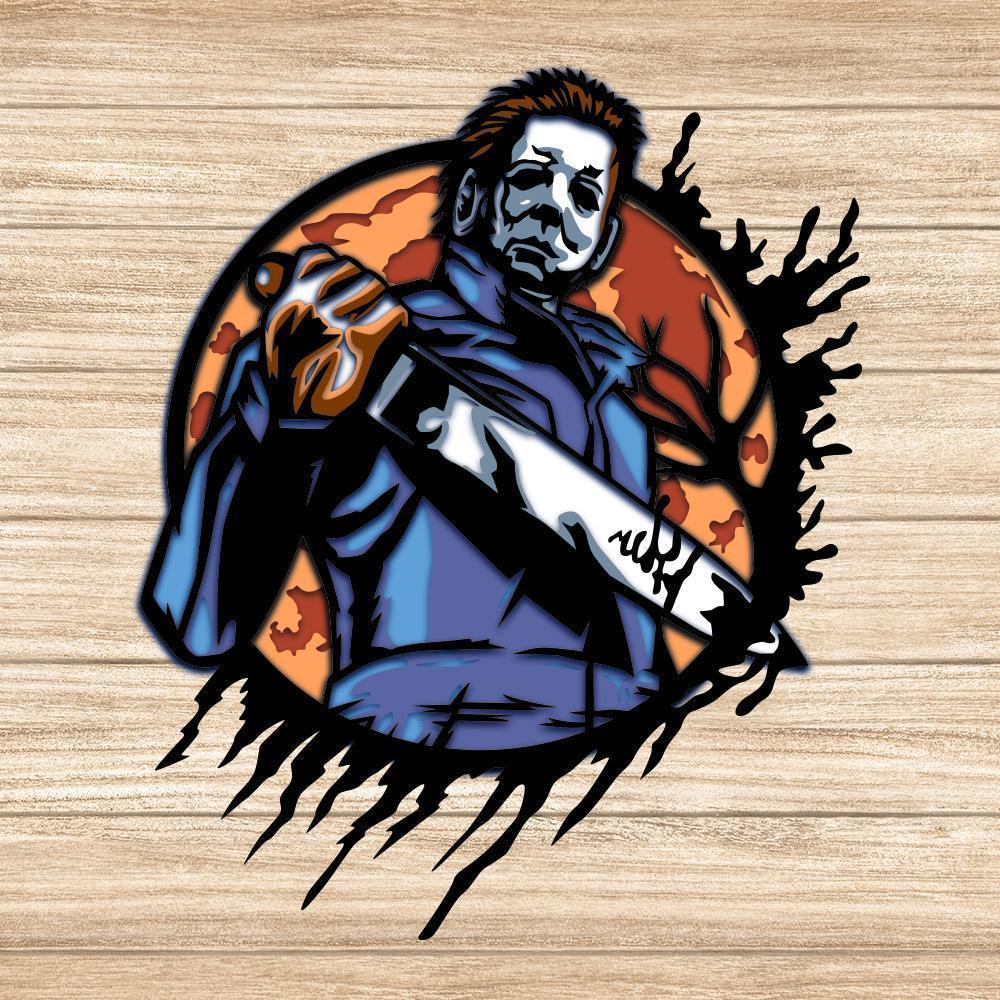 Mickey Michael Myers SVG PNG, Bundle Layered Files, Cricut, Digital Download