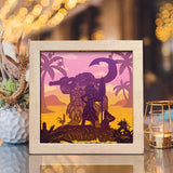Moana Square - Paper Cut Light Box File - Cricut File - 20x20cm - LightBoxGoodMan - LightboxGoodman