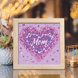 Mom 2 – Paper Cut Light Box File - Cricut File - 8x8 inches - LightBoxGoodMan