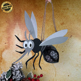 Mosquito - 3D Mosquito Lantern File - 7.8x9.9" - Cricut File - LightBoxGoodMan - LightboxGoodman