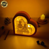 Mother Day 1 - Heart Papercut Lightbox File - 6,2x6,4" - Cricut File - LightBoxGoodMan - LightboxGoodman