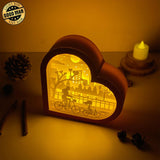 Mother Day 3 - Heart Papercut Lightbox File - 6,2x6,4" - Cricut File - LightBoxGoodMan - LightboxGoodman