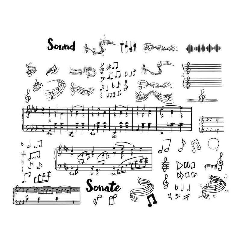 Music Shapes - Cricut File - Svg, Png, Dxf, Eps - LightBoxGoodMan - LightboxGoodman