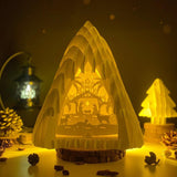 Nativity Scene - 3D Pop-up Light Box Pine File - Cricut File - LightBoxGoodMan