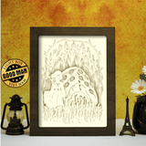 Nausicaa Valley of The Wind – Paper Cut Light Box File - Cricut File - 8x10 inches - LightBoxGoodMan - LightboxGoodman