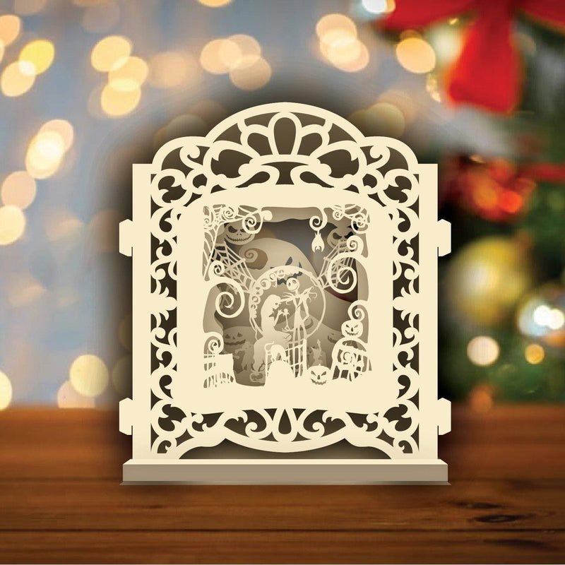 Nightmare Before Christmas - Pop-up Light Box File - Cricut File - LightBoxGoodMan - LightboxGoodman