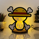 One Piece 1 - One Piece Papercut Lightbox File - 7.5x7" - Cricut File - LightBoxGoodMan - LightboxGoodman