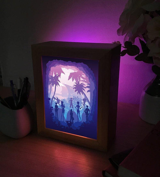 One Piece 1 – Paper Cut Light Box File - Cricut File - 20x26cm 