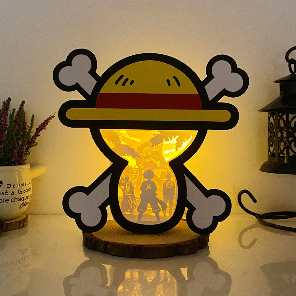 One Piece 2 - One Piece Papercut Lightbox File - 7.5x7" - Cricut File - LightBoxGoodMan - LightboxGoodman