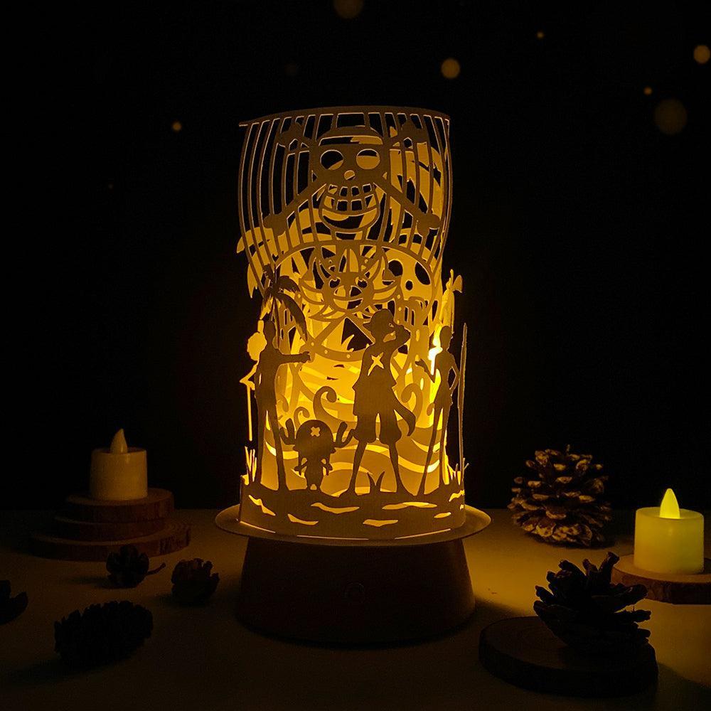 One Piece - 3D Dome Lantern File - Cricut File - LightBoxGoodMan - LightboxGoodman