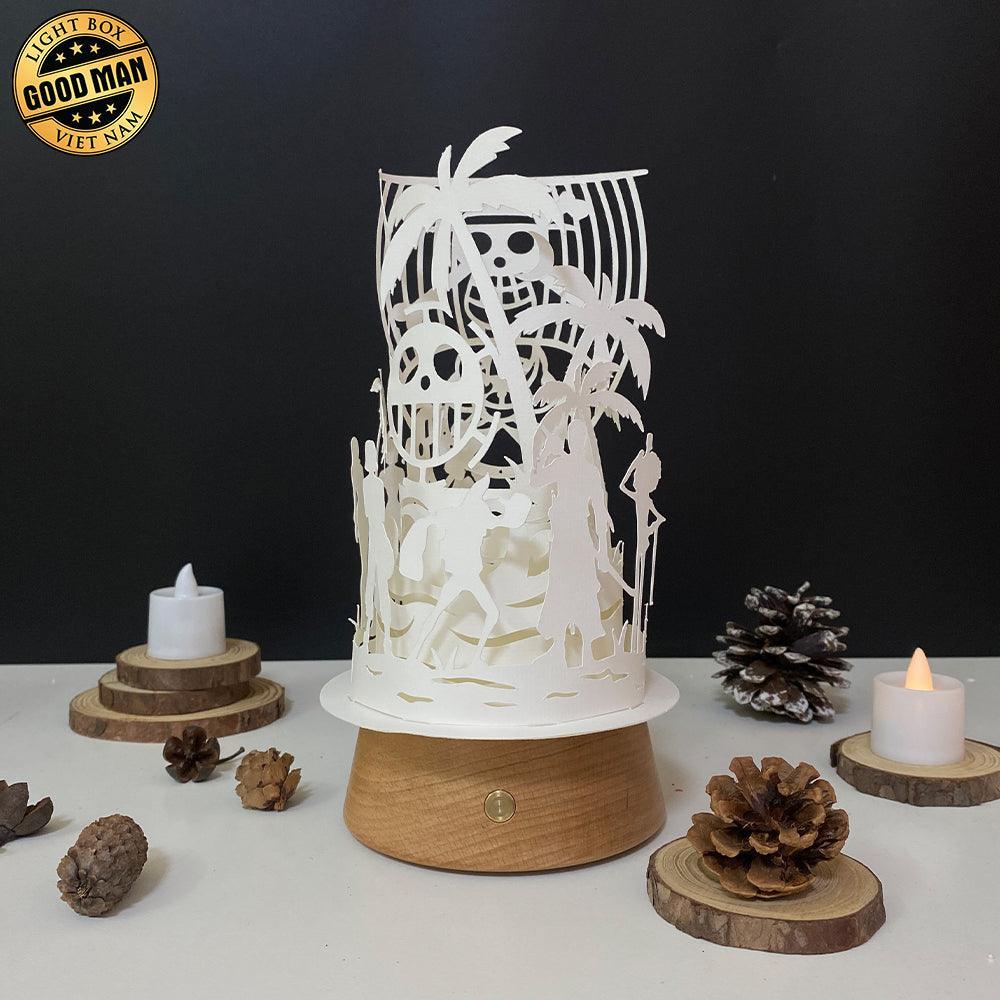 One Piece - 3D Dome Lantern File - Cricut File - LightBoxGoodMan - LightboxGoodman