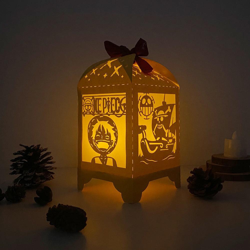 One Piece - Paper Cut Lantern File - Cricut File - 10,5x20,6cm - LightBoxGoodMan - LightboxGoodman