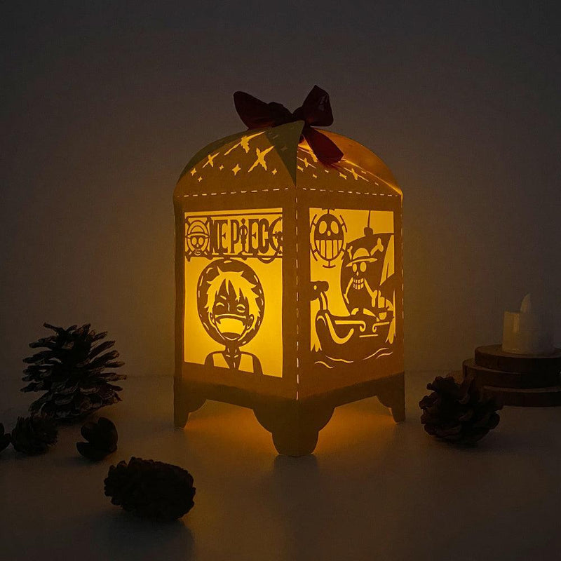 One Piece - Paper Cut Lantern File - Cricut File - 10,5x20,6cm - LightBoxGoodMan - LightboxGoodman