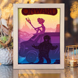 Onward - Paper Cut Light Box File - Cricut File - 20x26cm - LightBoxGoodMan - LightboxGoodman