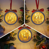 Pack 3 Christmas 1 - 3D Ornament Lantern File - Cricut File - LightBoxGoodMan