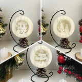 Pack 3 Christmas - 3D Pop-up Light Box Ornament File - Cricut File - LightBoxGoodMan - LightboxGoodman