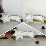 Pack 3 Christmas 5 - Paper Cut Star Light Box File - Cricut File - 28x13.7cm - LightBoxGoodMan - LightboxGoodman