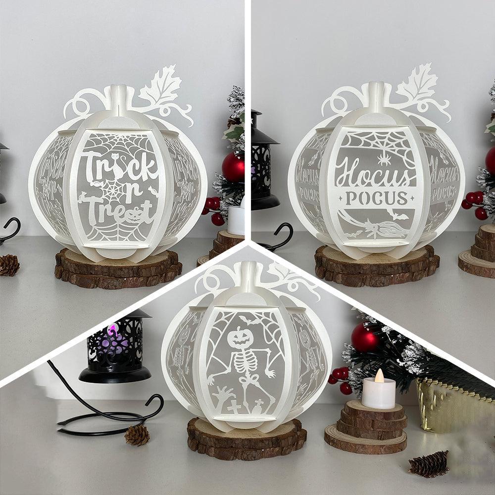 Pack 3 Halloween 1 - Pumpkin Lantern File - Cricut File - LightBoxGoodMan - LightboxGoodman