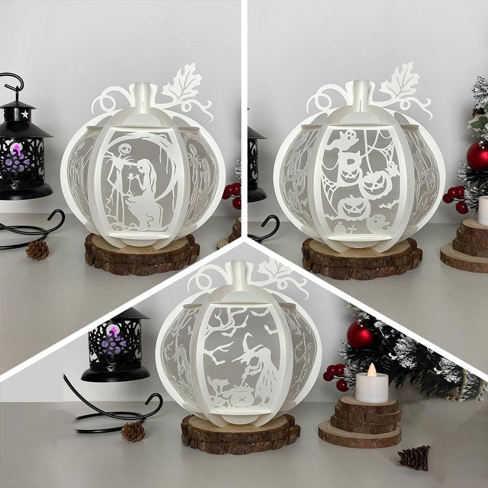 Pack 3 Halloween 2 - Pumpkin Lantern File - Cricut File - LightBoxGoodMan - LightboxGoodman