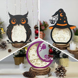 Pack 3 Halloween Mix 1 - Paper Cut Mix Light Box File - Cricut File - LightBoxGoodMan - LightboxGoodman