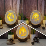 Pack 3 Happy Easter - Easter Egg 3D Pop-up File - Cricut File - 5.8x4.8" - LightBoxGoodMan - LightboxGoodman