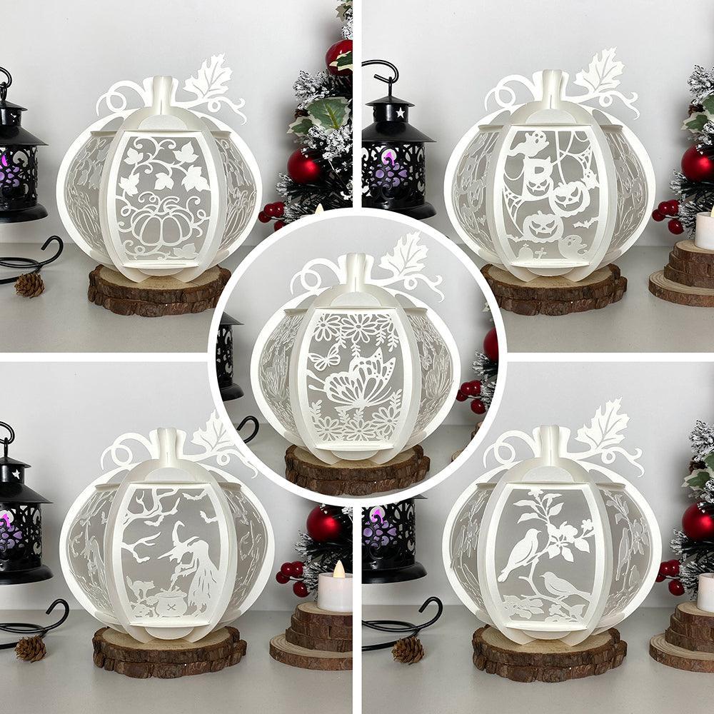 Pack 5 Halloween 2 - Pumpkin Lantern File - Cricut File - LightBoxGoodMan - LightboxGoodman