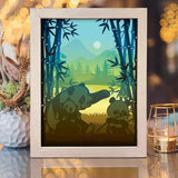 Panda 1 – Paper Cut Light Box File - Cricut File - 8x10 inches - LightBoxGoodMan