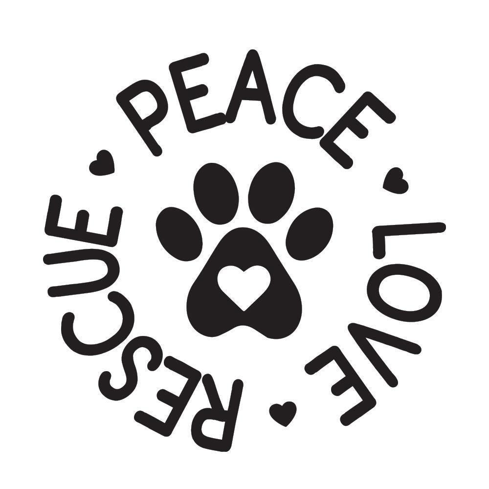 Peace Love Rescue - Cricut File - Svg, Png, Dxf, Eps - LightBoxGoodMan - LightboxGoodman