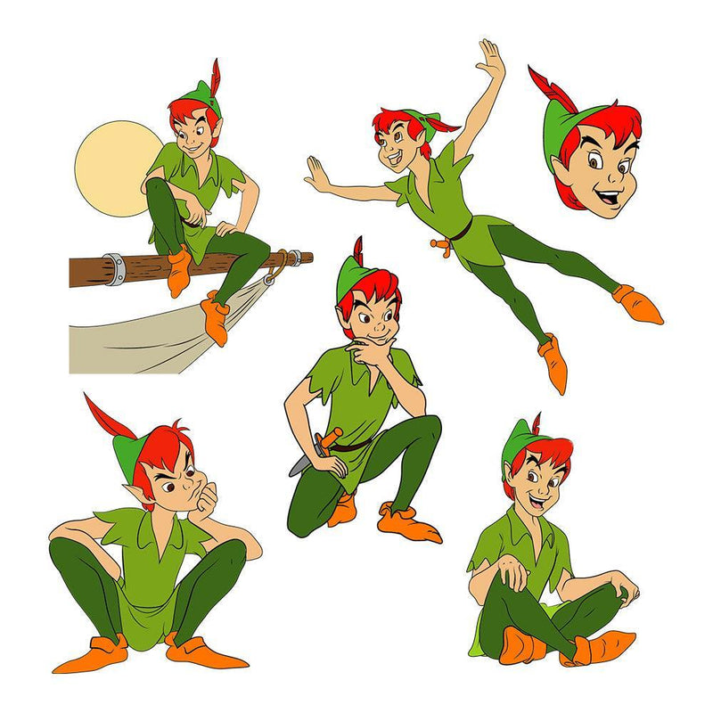Peter Pan 2 - Cricut File - Svg, Png, Dxf, Eps - LightBoxGoodMan - LightboxGoodman