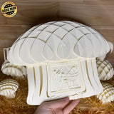 Piano - 3D Pop-up Light Box Mushroom File - Cricut File - LightBoxGoodMan - LightboxGoodman