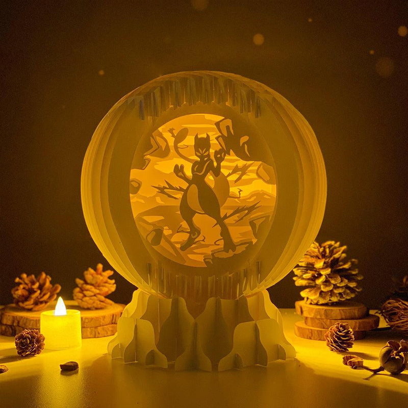 Pokemon - 3D Pop-up Light Box Globe File - Cricut File - LightBoxGoodMan - LightboxGoodman