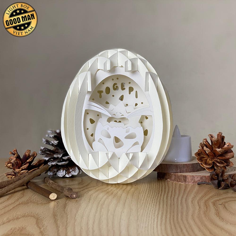 Pokemon Togepi - Easter Egg 3D Pop-up File - Cricut File - 5.8x4.8" - LightBoxGoodMan - LightboxGoodman