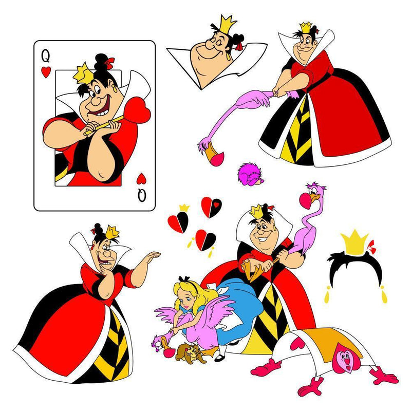Queen Of Hearts - Cricut File - Svg, Png, Dxf, Eps - LightBoxGoodMan - LightboxGoodman