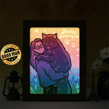 Samoyed – Paper Cut Light Box File - Cricut File - 8x10 inches - LightBoxGoodMan - LightboxGoodman