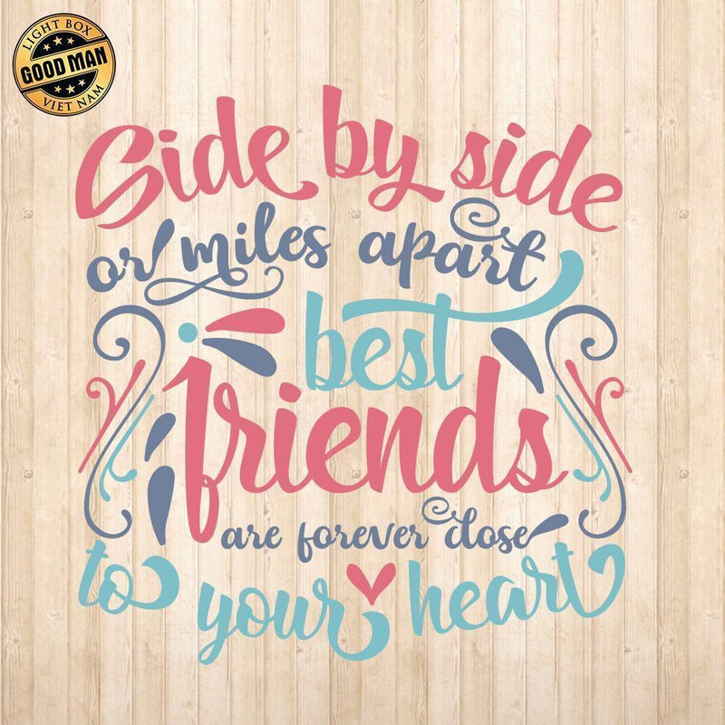 Side By Side - Cricut File - Svg, Png, Dxf, Eps - LightBoxGoodMan - LightboxGoodman