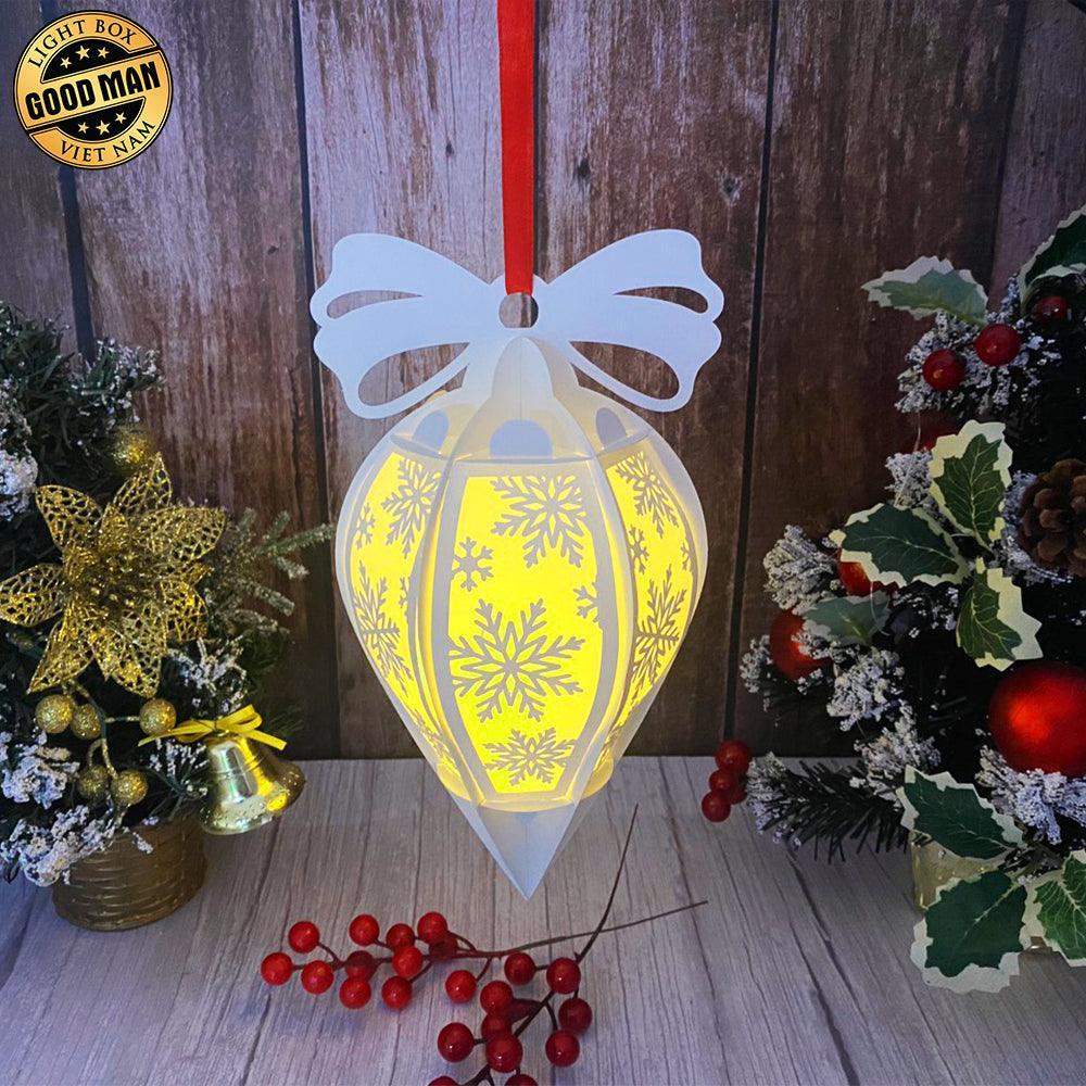 Snowflake - Droplet Lantern File - Cricut SVG File - LightBoxGoodMan - LightboxGoodman