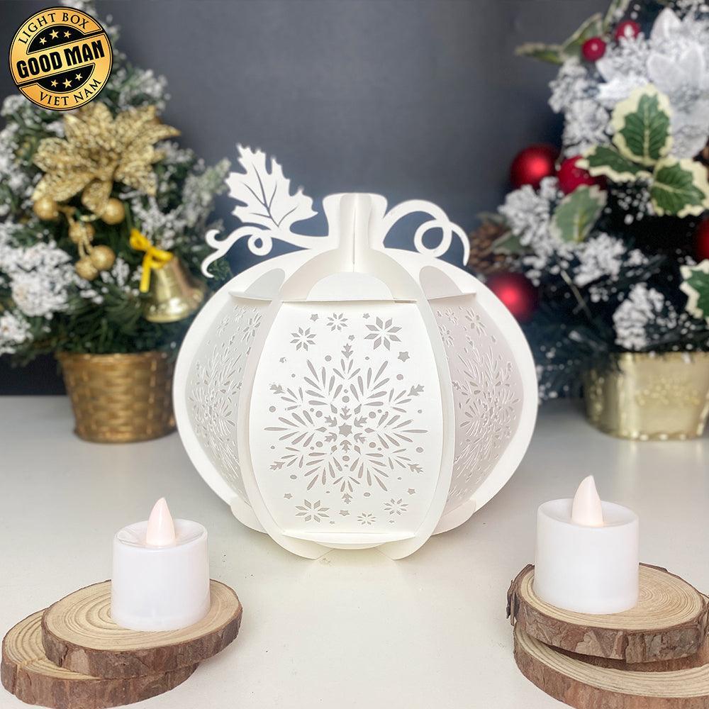 Snowflakes - Pumpkin Lantern File - Cricut File - LightBoxGoodMan - LightboxGoodman
