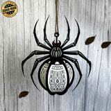 Spider 1 - 3D Spider Lantern File - 8x9" - Cricut File - LightBoxGoodMan - LightboxGoodman