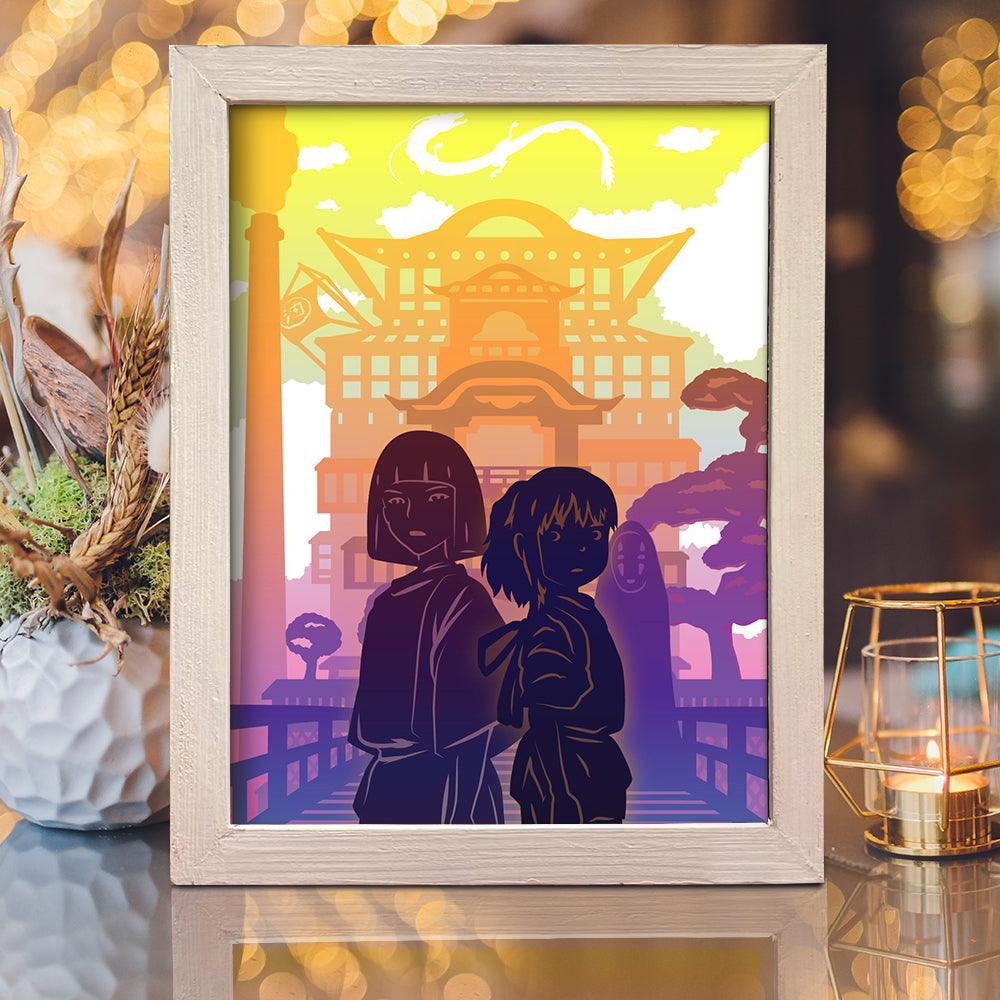 Spirited Away - Paper Cut Light Box File - Cricut File - 20x26cm - LightBoxGoodMan - LightboxGoodman