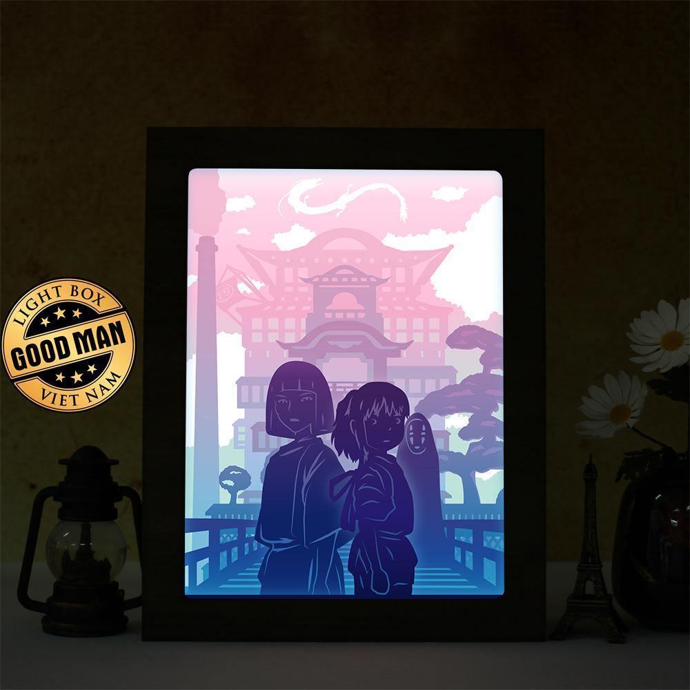 Spirited Away - Paper Cut Light Box File - Cricut File - 20x26cm - LightBoxGoodMan - LightboxGoodman