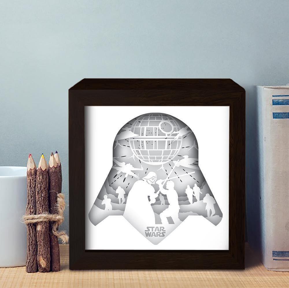 Star Wars 2 – Paper Cut Light Box File - Cricut File - 20x20cm - LightBoxGoodMan - LightboxGoodman