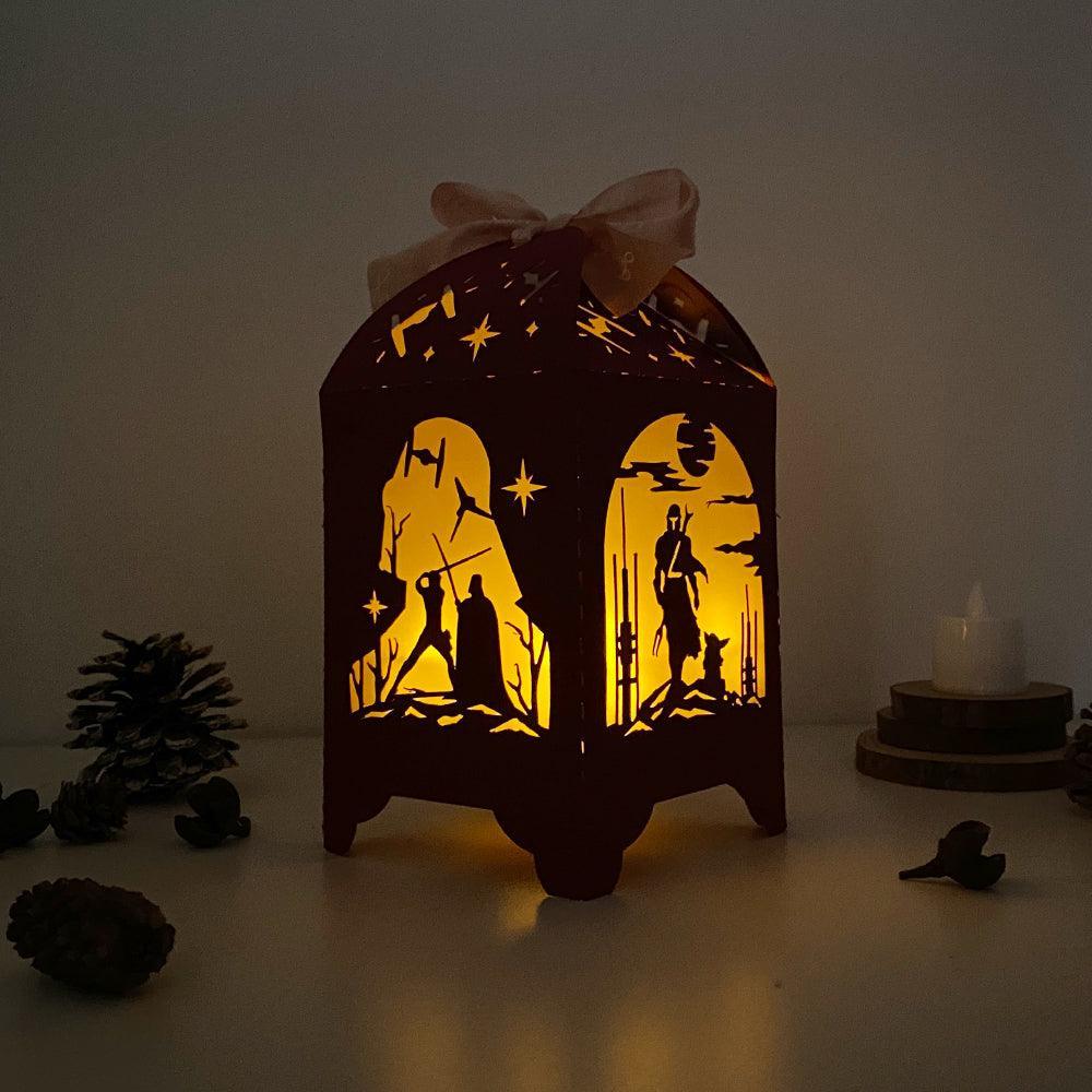 Star Wars - Paper Cut Lantern File - Cricut File - 10,5x20,6cm - LightBoxGoodMan - LightboxGoodman