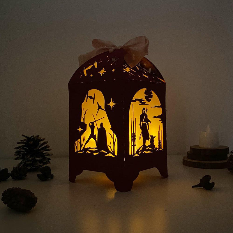 Star Wars - Paper Cut Lantern File - Cricut File - 10,5x20,6cm - LightBoxGoodMan - LightboxGoodman