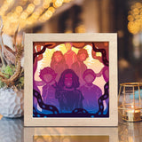 Stranger Things 4 Square - Paper Cut Light Box File - Cricut File - 20x20cm - LightBoxGoodMan