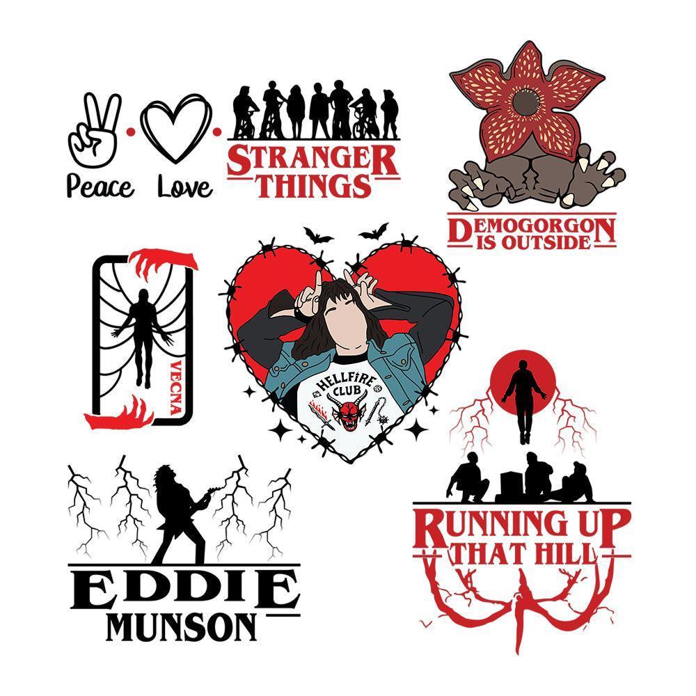 Stranger Things 6 - Cricut File - Svg, Png, Dxf, Eps - LightBoxGoodMan - LightboxGoodman