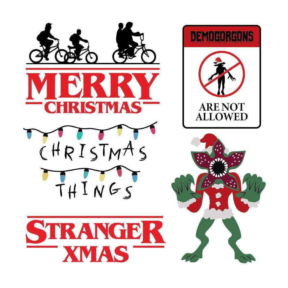 Stranger Things Xmas - Cricut File - Svg, Png, Dxf, Eps - LightBoxGoodMan - LightboxGoodman