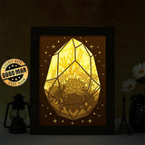 Succulent Plant – Paper Cut Light Box File - Cricut File - 20x26cm - LightBoxGoodMan - LightboxGoodman