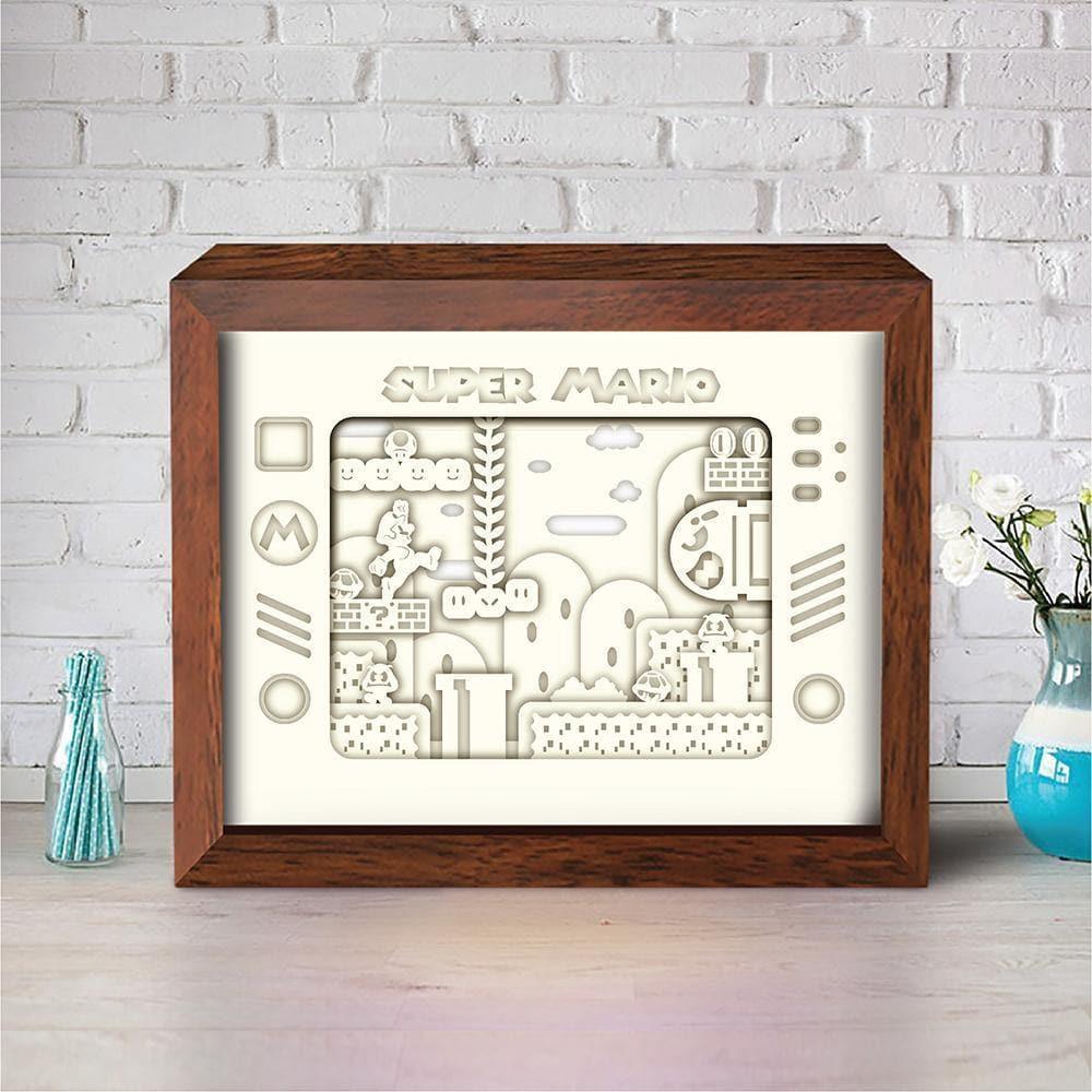 Super Mario 1 – Paper Cut Light Box File - Cricut File - 20x26cm - LightBoxGoodMan - LightboxGoodman