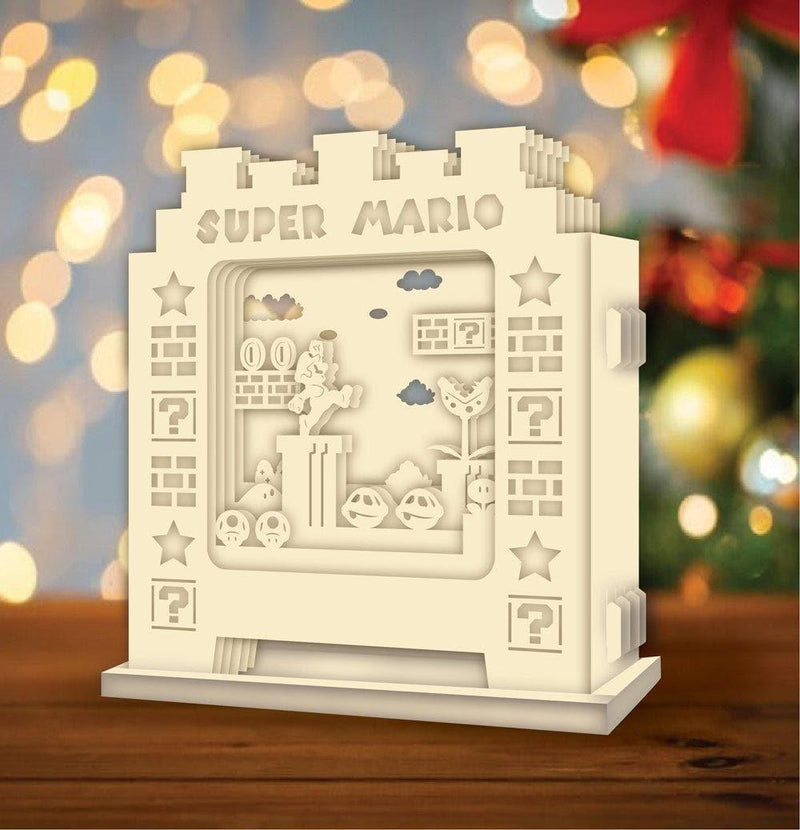 Super Mario 1 - Pop-up Light Box File - Cricut File - LightBoxGoodMan - LightboxGoodman
